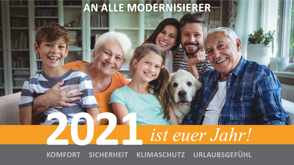AN ALLE MODERNISIERER - 2021 ist Euer Jahr!